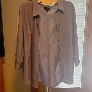 Plus size Worthington fitted dress shirt.